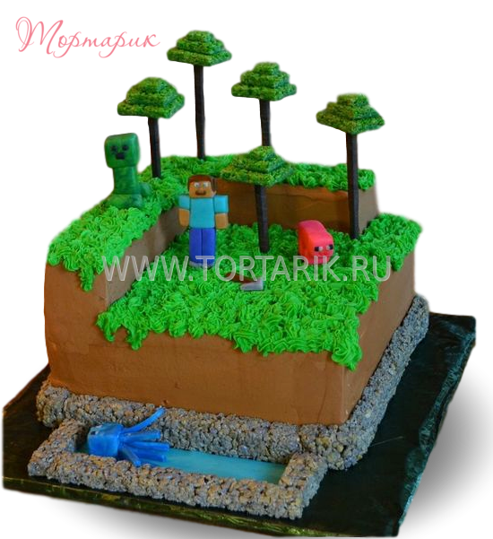 Торт Майнкрафт (Minecraft)